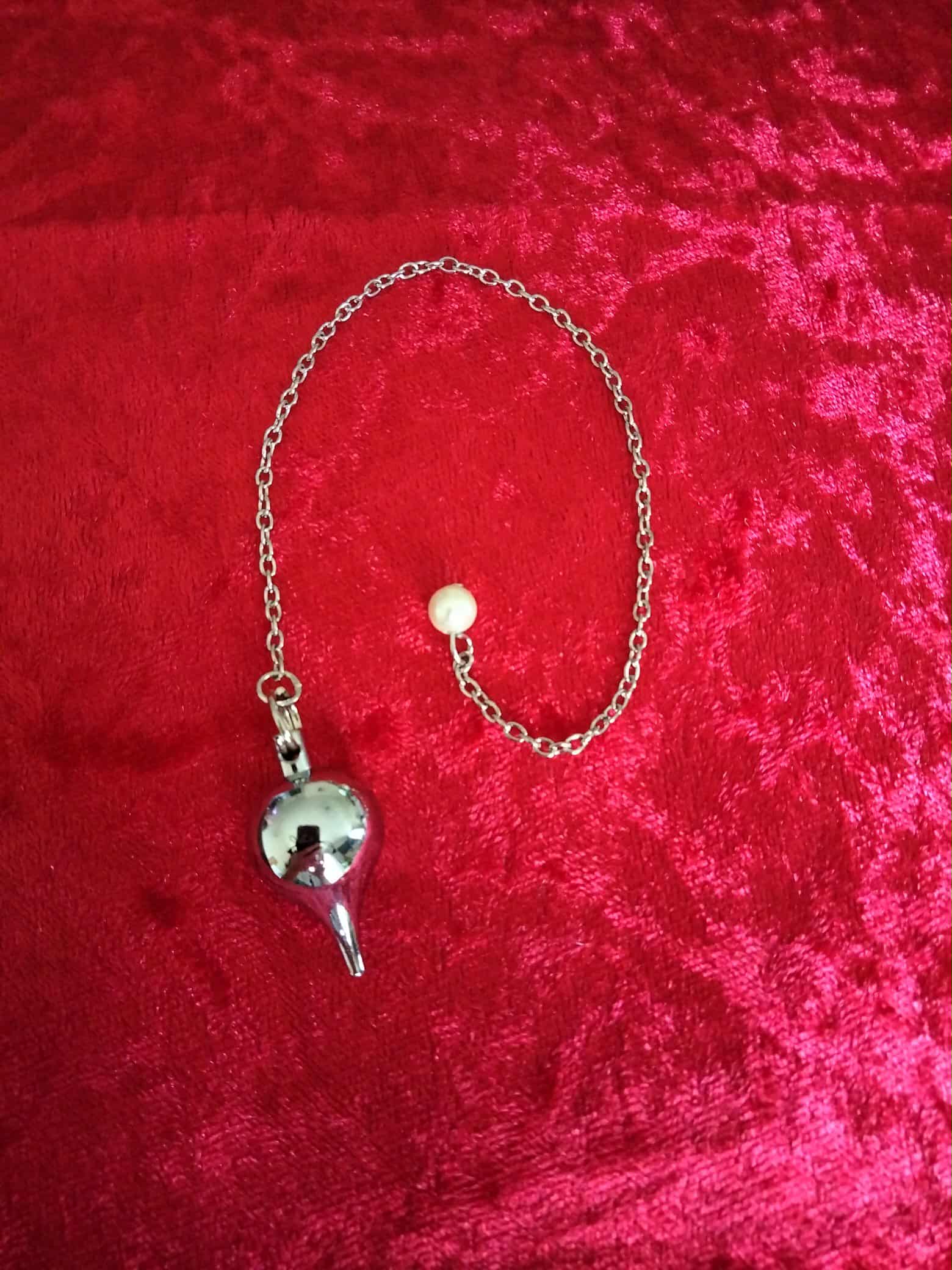 Pendule en laiton chromé