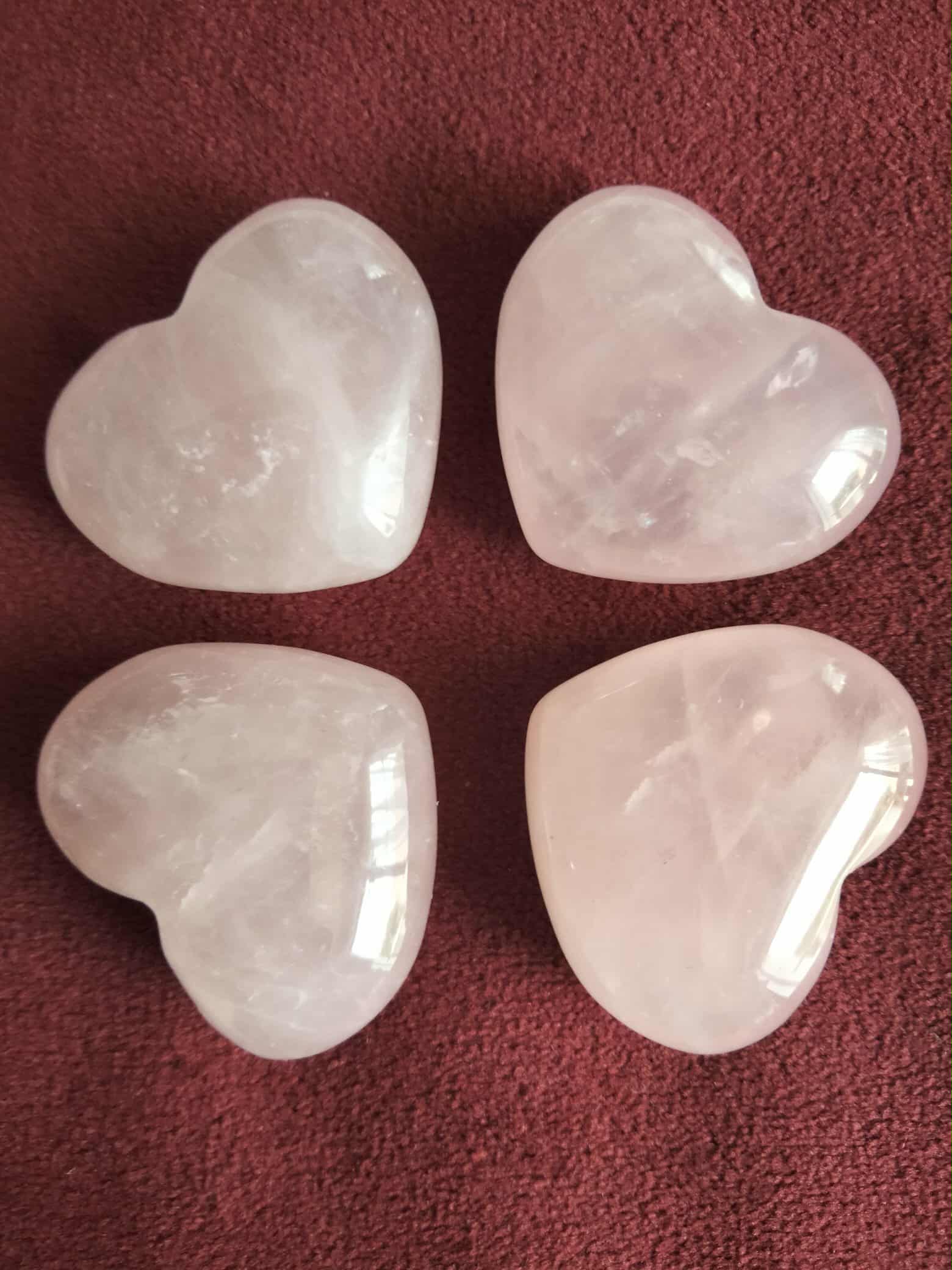 Cœur quartz rose