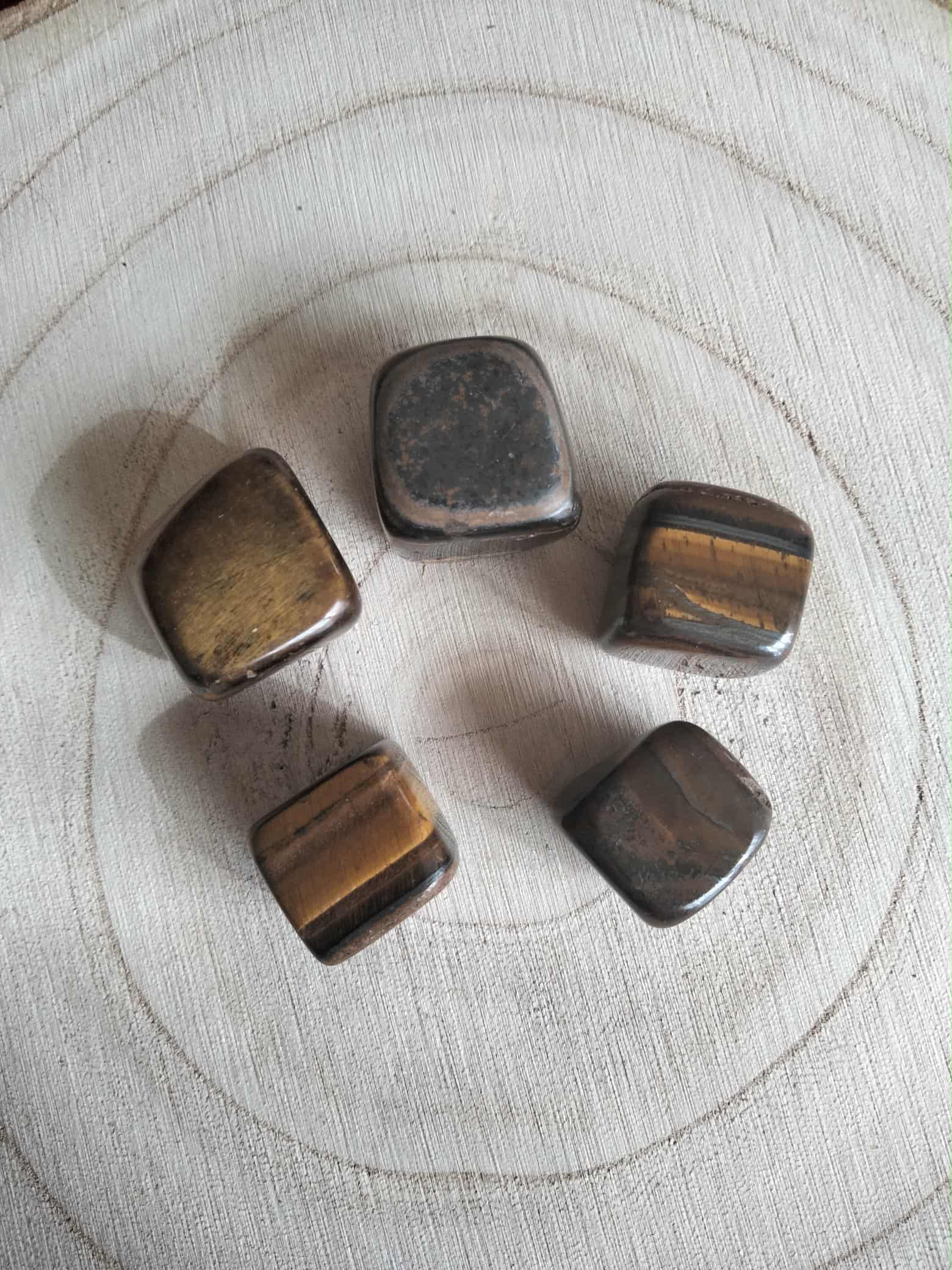 Pierre roulée Œil de tigre