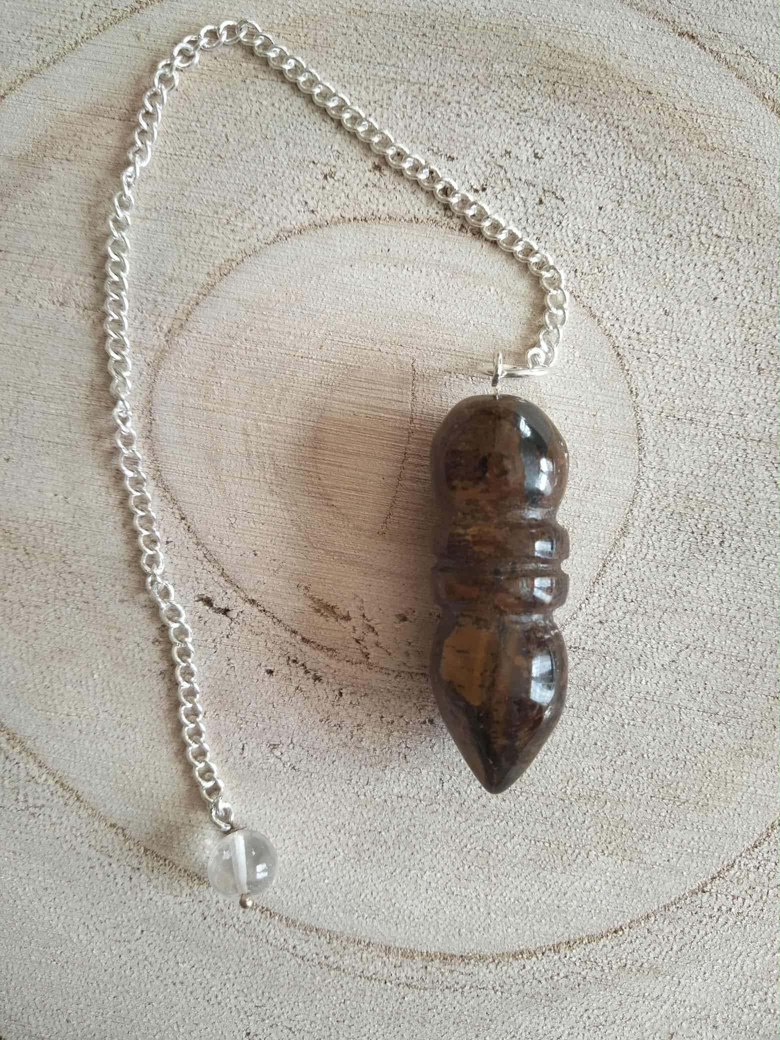 Pendule égyptien Œil de tigre